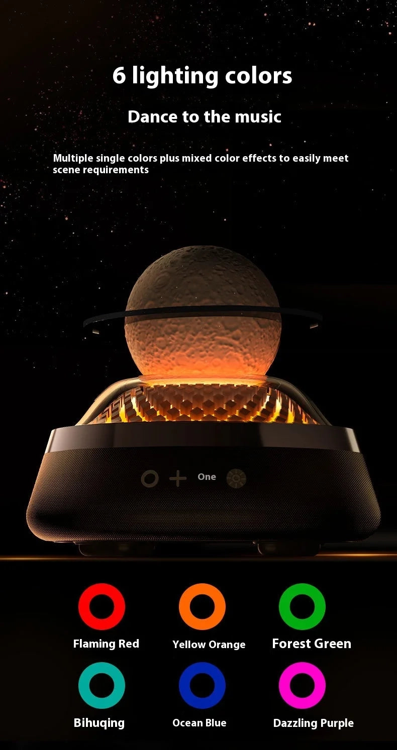 Lampe de nuit d'aromathérapie avec son Bluetooth 3-en-1 USB pour chambre à coucher, chevet, ambiance audio