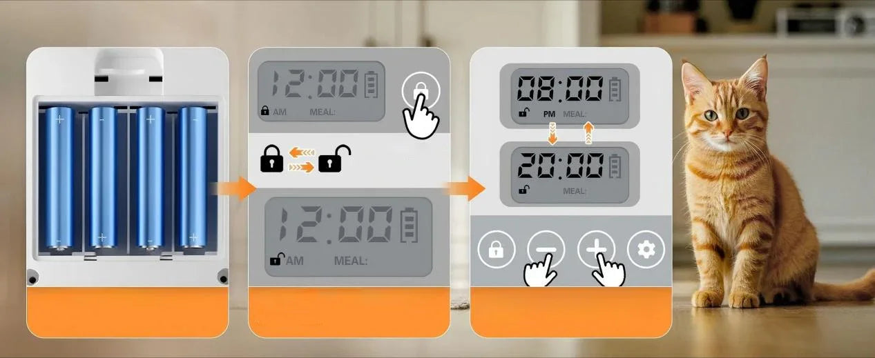 Distributeur automatique intelligent de nourriture pour chats