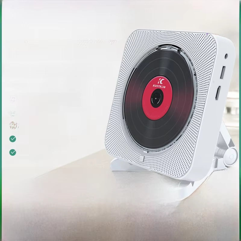 HD DVD All-in-One CD Player MP3 Home Rechargeable Portable Small Bluetooth Speaker Connect to TV