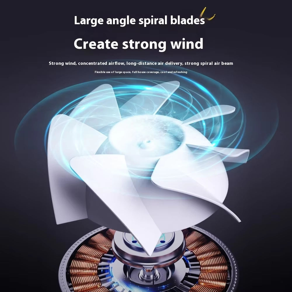 Ventilateur de bureau transfrontalier, affichage numérique USB, 100 vitesses, petit ventilateur turbo haute vitesse, petit ventilateur électrique mural/de bureau