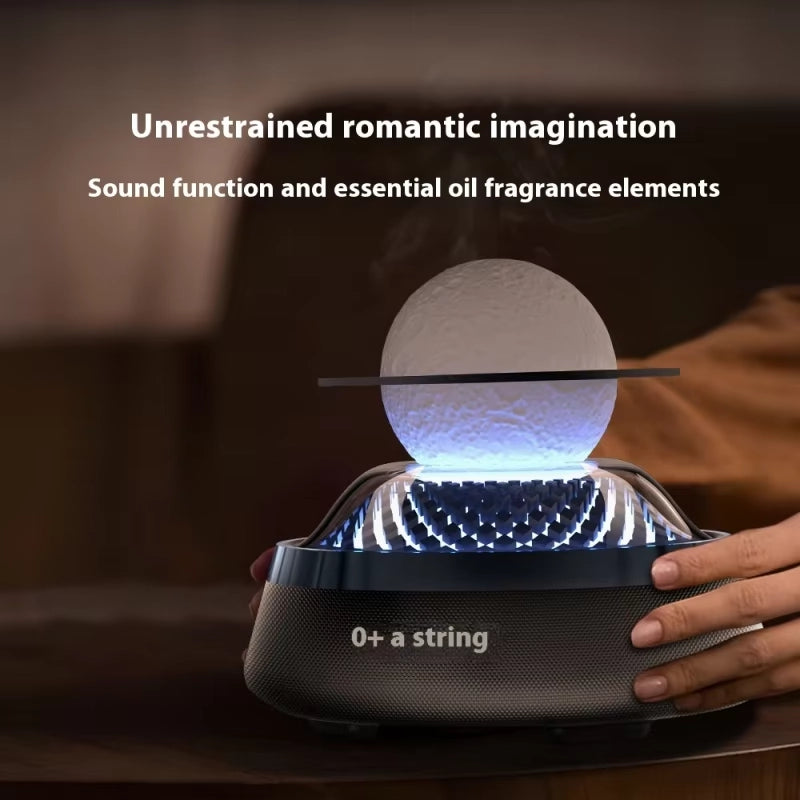 Lampe de nuit d'aromathérapie avec son Bluetooth 3-en-1 USB pour chambre à coucher, chevet, ambiance audio