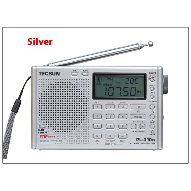 Radio numérique stéréo toutes bandes à démodulation Tecsun PL-310ET