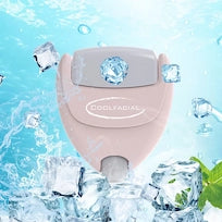 2-in1 Heart Shape Ice Roller for Face - Cooling Facial Massager to Reduce Puffiness, Dark Circles & Pore Size - Eye & Face Skin