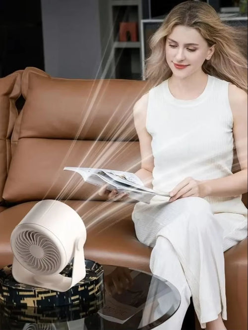 Cross-Border New Desktop Fan USB Digital Display 100 Speed High-Speed Turbo Small Fan Wall-Mounted Desktop Small Electric Fan