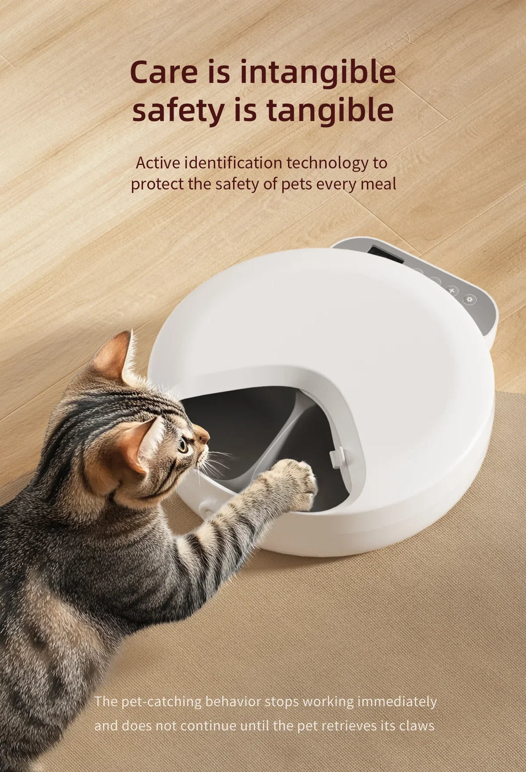 Distributeur automatique intelligent de nourriture pour chats