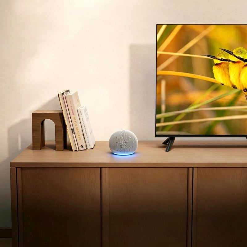 Bluetooth Speaker with Clock Display & RGB Light - Subwoofer Wireless Speaker with FM Radio TWS USB Play