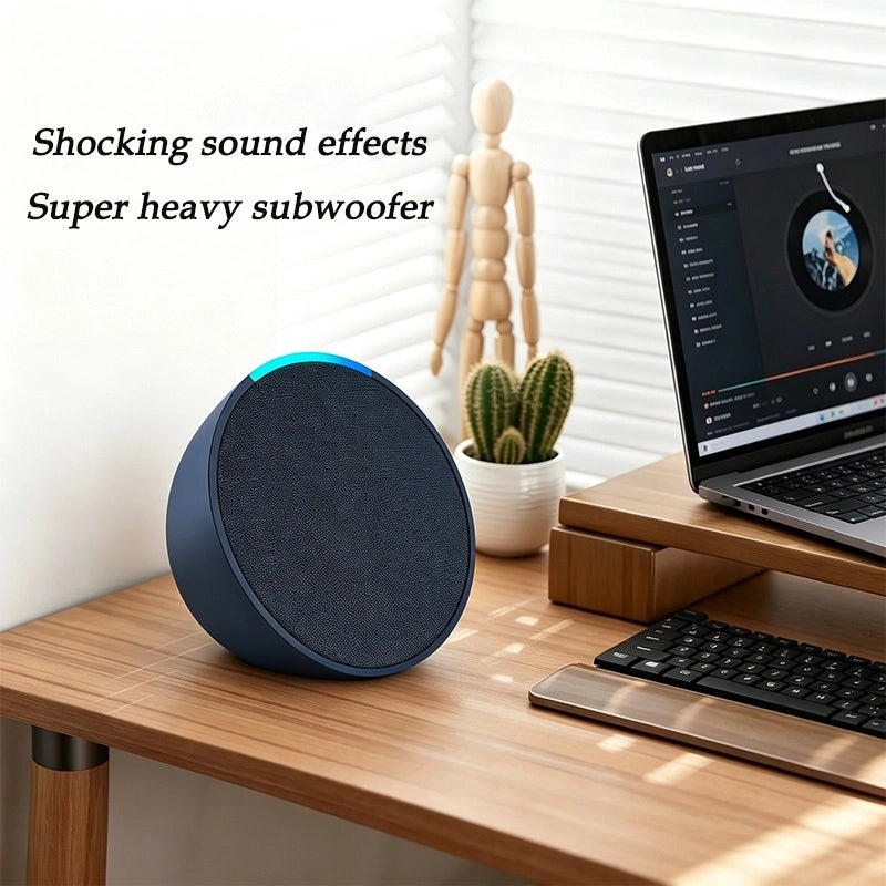 Portable Bluetooth Speaker,  Wireless Speaker, Supports Stereo Pairing, TWS Connection, RGB Lights, FM Radio, USB Drive Playback, LED Party Lights