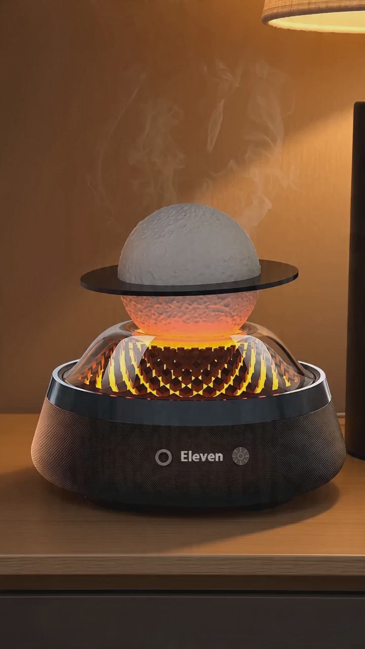 Lampe de nuit d'aromathérapie avec son Bluetooth 3-en-1 USB pour chambre à coucher, chevet, ambiance audio